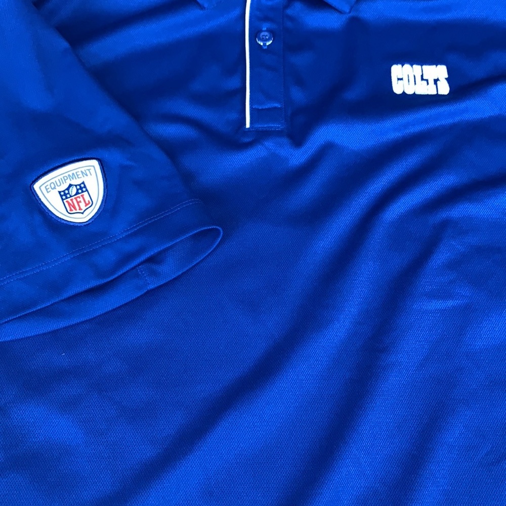 Nike Dri-Fit Indianapolis Colts On Field Polo LG - Picture 12 of 12